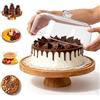 FARYODI Alzata per torte con coperchio, supporto per torte con piede, multifunzionale in legno, espositore per dessert per matrimoni, feste, regali da forno, piatti di frutta e salame