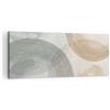 ARTTOR Stampe da Parete Moderne 100x40 cm Quadro su Tela Astratto Pastello - 4842 | Acquerello Ruote Quadro Decorativo Grande 1 pezzo Soggiorno Camera da Letto Arte da Parete Decorazione da Parete ARTTOR