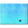LABORATORIO 102 Quadro su Tela Joan Miro Blu III (30x40 cm) - Stampa Artistica da Parete con Telaio Classic 2 cm Legno Abete - Quadro Moderno Pronto da Appendere