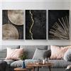 PYNVDD Poster su tela, arte moderna e minimalista astratta, set di poster bohémien, decorazione da parete geometrica, senza cornice (immagine 5,30 x 40 cm*3)…