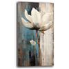 Printerland Quadri Moderni Soggiorno Verticale FIORI Quadro moderno FIORE da Parete XXL grande Stampa su tela Canvas Decorazione Murale muro Arredo Camera da letto Cucina (4, 40x70 cm)