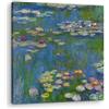 Artenor Quadro Monet Claude Ninfee - 1916-1918, 60 x 60 cm - Made in Italy, Quadri Moderni Soggiorno, Camera da Letto, Cucina, Poster da Parete, Decorazioni Casa