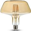 V-TAC Lampadina LED E27 8W T180 Filamento Ambrata 2200K