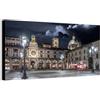 Wallazz Quadro su Tela Lombardia - Quadri Moderni Soggiorno - Milano, Brescia, Bergamo, Como, Pavia - Stampa su Tela Canvas HD - Quadro Moderno Soggiorno 50x150 cm