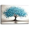 Printerland Quadro Moderno soggiorno ALBERO della VITA Astratto Quadri moderni da Parete grande Stampa su tela Canvas Decorazione Murale muro Arredo Camera letto Salone (2, 70x120 cm, Canvas intelaiato)