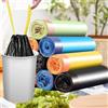 Generic 150 sacchetti per la spazzatura colorati grandi con cordino, extra spessi, grandi, inodori, fodera per cestino dei rifiuti in plastica resistente per cucina, auto, ufficio, colore casuale (50 x 44 cm)