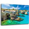 Printerland Quadro Moderno soggiorno MARE PUGLIA SALENTO PAESAGGIO Quadri moderni da Parete XXL grande Stampa su tela Canvas Decorazione Murale muro Arredo Camera da letto Cucina (70x100 cm, Puglia)