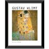 LABORATORIO 102 Quadro Gustav Klimt Il Bacio (30x40 cm) Arte Contemporanea - Stampa Fotografica da Parete con Cornice inclusa - Poster Moderno Pronto da Appendere