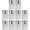 Donkivvy Confezione da 10 sacchetti per aspirapolvere in pile a doppio strato, compatibili con Starmix FBV 20 FBV 25/35, FB 25/32/35, FBV 45-55 FBV40, FBV50, FBV55