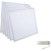Generico 6x Pannelli LED Incasso 36W 60x60cm - Luce Bianco Freddo 6500K - Plafoniera ufficio negozi bar ristorante deposito (6400K Freddo)