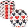 KADAX Set di 10 coperchi a Vite Twist-off Ø82 mm - coperchi di Ricambio in Metallo per barattoli 235-900ml per Conserve, marmellate e sottaceti, Chiusura ermetica