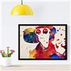 Nacnic Poster Willy Wonka Con il disegno ad acquerello. Mescolare con i fogli di stile acquerello per la decorazione d'interni. formato A4