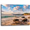 Printerland Quadri Moderni PAESAGGIO MARE Quadro moderno da Parete XXL grande Stampa su tela Canvas Decorazione Murale muro Soggiorno Arredo Camera da letto Cucina (6, 70x100 cm, Canvas intelaiato)