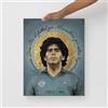 PR Service PRS - Quadro Stampa su pannello arredo con Grafica Maradona santino,stampa su pannello in forex 5mm - 25x30 cm