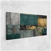 ARTHUB® Quadro su tela 60x120 cm, Golden Green Painting | Decorazione soggiorno, Quadri appesi, Decorazione murale, Decorazione casa, astratti, astratto con linee