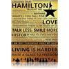 Joalpysm Poster musicale Hamilton, stampa artistica da parete vintage a tema teatro di Broadway, decorazione su tela senza cornice per soggiorno, camera da letto, regalo per fan e decorazione per la