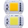 LIGHBIB Chip LED 110V 220V 10W 20W 30W 50W Chip COB Senza Bisogno Di Driver Lampada LED Perline Per Luce Di Inondazione Faretto Lampada Illuminazione Fai Da Te,Bianco Caldo 220v,20w 2pz