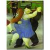 LABORATORIO 102 Quadro su Tela Fernando Botero The Dancers (30x40 cm) - Stampa Artistica da Parete con Telaio Classic 2 cm Legno Abete - Quadro Moderno Pronto da Appendere