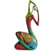 FJSPERM Arte Femminile Scultura Figurine, Statua Donna Colorata per Decorazione Casa, Scultura Moderna Decorazioni per Soggiorno Mensola Ufficio Armadio Accenti (Figura Colorata Femminile - A)