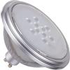 SLV LED QPAR111 / Lampadina, lampada LED / GU10 3000K 7.3W 560lm Argento