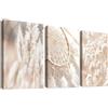 HALFLEMART 3Pcs Beige Erba di Pampa Stampa su tela Con Cornice Acchiappasogni Botanico Respiro di Bambino Pittura Quadri su tela Quadri Moderni Bagno Camera da Letto Soggiorno Stampe da Parete 40x60cm x3pcs
