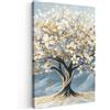 MuchoWow© Quadri Moderni Soggiorno Regali Decorazioni Natilizie Poster Da | 80x120 cm - Parete Muro Salotto Quadro Grande Con Cornice Stampe Su Tela Camera Da Letto Inverno - Albero della vita