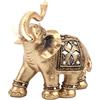 Tiiyee Elefante Portafortuna, Feng Shui Collezionabile Scultura Resina Artistica Fortunato Ricchezza Statua Elefantini Soprammobili Per L'Arredamento Casa Regalo Decorazioni Ufficio 14 * 15cm
