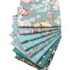 Generic 8 pezzi di tessuto floreale in cotone - tessuto pretagliato per trapuntatura e cucito (50 x 50 cm)