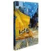 Wallazz Quadri Moderni Soggiorno Riproduzione Quadri famosi su tela - 100% Made in Italy - Van Gogh Terrazza del Caffè La Sera - Quadro Camera da Letto - Qualità Artigianale - 50x70cm