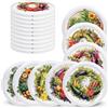 KADAX Set di 10 coperchi a Vite Twist-off Ø82 mm Orto - coperchi di Ricambio in Metallo per barattoli 235-900ml per Conserve, marmellate e sottaceti, Chiusura ermetica