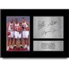 HWC Trading A4 Michael Jordan Dennis Rodman and Scottie Pippen Chicago Bulls Regali Stampati Autografo Firmato Immagine Per Gli Appassionati Di Basket Memorabilia