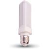 V-TAC VT 1926-Attacco a vite (ES), E27, 6 W, a LED, 4500 k Classic Series PL Tube, colore: bianco