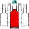 KADAX bottiglie in vetro 200ml con tappo a vite Verde - bottiglie vuote da riempire per liquore, grappa, olio e aceto, conservazione alimentare