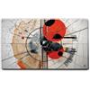 Giallobus - Quadro - 16 - Atom - Tela Canvas Telaio Standard - 140x80 - Pronto da appendere - Quadri moderni per la casa