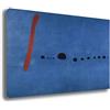 Printerland Quadro Moderno MIRO' Mirò Blue Quadri moderni da Parete grande XXL Stampa su tela Canvas Decorazione muro Murale pittori arte Soggiorno Arredo Camera da letto Cucina (Mirò, 70x100 centimetri)