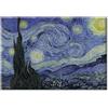 LABORATORIO 102 Quadro su Tela a La Notte Stellata Vincent Van Gogh 30x40cm Stampa Artistica - Telaio Premium 2 cm Legno Abete - Massima Qualità di Stampa - Quadro Moderno Pronto da appendere