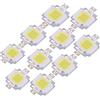 Garosa 10Pcs DC 9-12V 10W LED SMD Chip COB Perline di LED Integrato per Sostituzione Lampadina in Casa (Bianco)