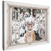 MuchoWow© Quadri Grandi Dimensioni Quadretti Da Parete Quadro Moderno | 40x30 cm - Camera Da Letto Stampa Foto Su Tela Soggiorno Cornice Decorazioni Neve - Inverno - Foresta - Animali - Natura