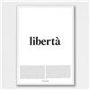 Treccani Emporium Poster - Libertà 30X40 Linea Definizione