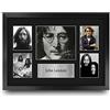 HWC Trading FR A3 John Lennon The Beatles Regali Stampati Autografo Firmato Immagine Per Gli Appassionati Di Memorabilia Musicali - A3 Incorniciato