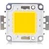 LIGHBIB Chip LED Ad Alta Potenza 10W 9-12V Chip COB LED 20W 30W 50W 100W 30-36V Perline Bianco Bianco Caldo Per Faretto Proiettore LED Fai Da Te,Bianco Caldo,30-36V 30W