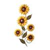 xyuayamz Decorazioni Parete Metallo, Girasole Decorazione da Parete, 3D Metall Fiore Decor Murale, Quadro Metallo da Parete per Soggiorno, Camera da Letto, Bagno e Casa, 30 * 14.6CM