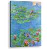 Artenor Quadro Monet Claude Ninfee (dettaglio), 23 x 30 cm - Made in Italy, Quadri Moderni Soggiorno, Camera da Letto, Cucina, Poster da Parete, Decorazioni Casa