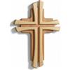 Kaltner Präsente Kalner Präsente Crucifix en bois de hêtre mural moderne
