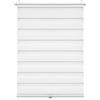 WOLTU Tenda a Rullo Giorno e Notte Senza Foratura 70x150 cm, Bianco | Doppio Strato, Traslucida e Oscurante, con Fissaggio a Morsetto, per Interni Finestre e Porte, Larghezza Tessuto 67 cm