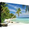 Wallazz Quadri Moderni Soggiorno Mare, Tramonto, Spiaggia, Thailandia - 100% Made in Italy - Stampa HD su Tela Canvas - Quadro Camera da Letto - Qualità Artigianale - 60x120cm