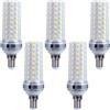 Generic E12 LED Lampadina 20W, AC85-265V, 20W equivalente a 200W alogeno, 5pcs lampadine LED, 2000LM, Angolo di Fascio 360 ° per Illuminazione Domestica(Cool White 6000K)