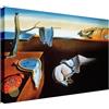 Wallazz Quadri Moderni Soggiorno Riproduzione Quadri famosi su tela - 100% Made in Italy - Salvador Dalì - La Persistenza Della Memoria - Quadro Camera da Letto - Qualità Artigianale - 60x90cm