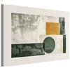 murando - Quadro Moderno Soggiorno Grandi, Retrò Forme Geometriche 90x60cm | Chiodi Inclusi, 1 Pezzo, Stampa su Tela, Murale Arte, Resistenti Allo Sbiadimento, Produzione Europea