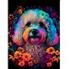 NAIMOER Cani Diamond Painting Kit per Adulti Completo, 5D Cani Diamantini Crystal Art Bambini, Pittura Diamante Animali Fai da Te, Strass Ricamo a Punto Croce 30x40cm